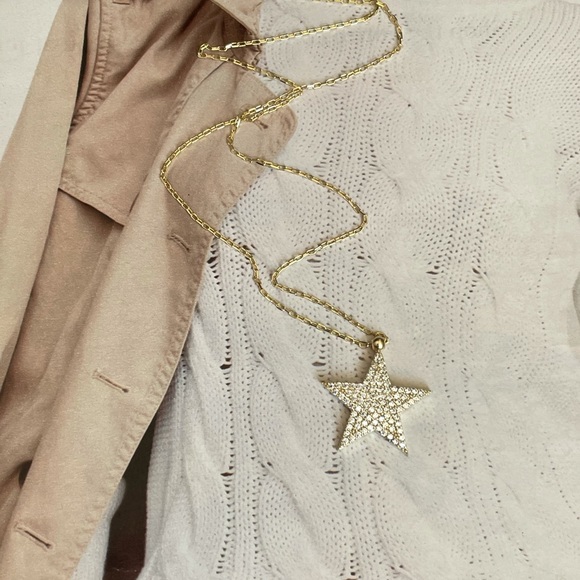 Gold star necklace star pendant necklace - Picture 6 of 8